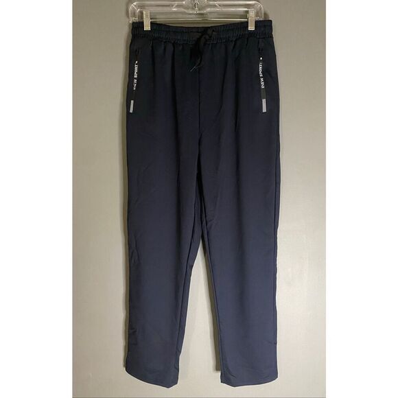 New Sport Blue  Quick Dry Athletic Sweat Pants Zipper Pockets Size XL NWOT - Picture 1 of 5